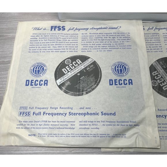 Puccini Tosca Tebaldi Del Monaco London DECCA SXL 2180-1 2LP 1ED Wallet Cover - Picture 10 of 11